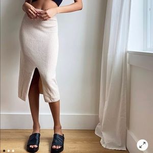 Free People Sky line midi skirt